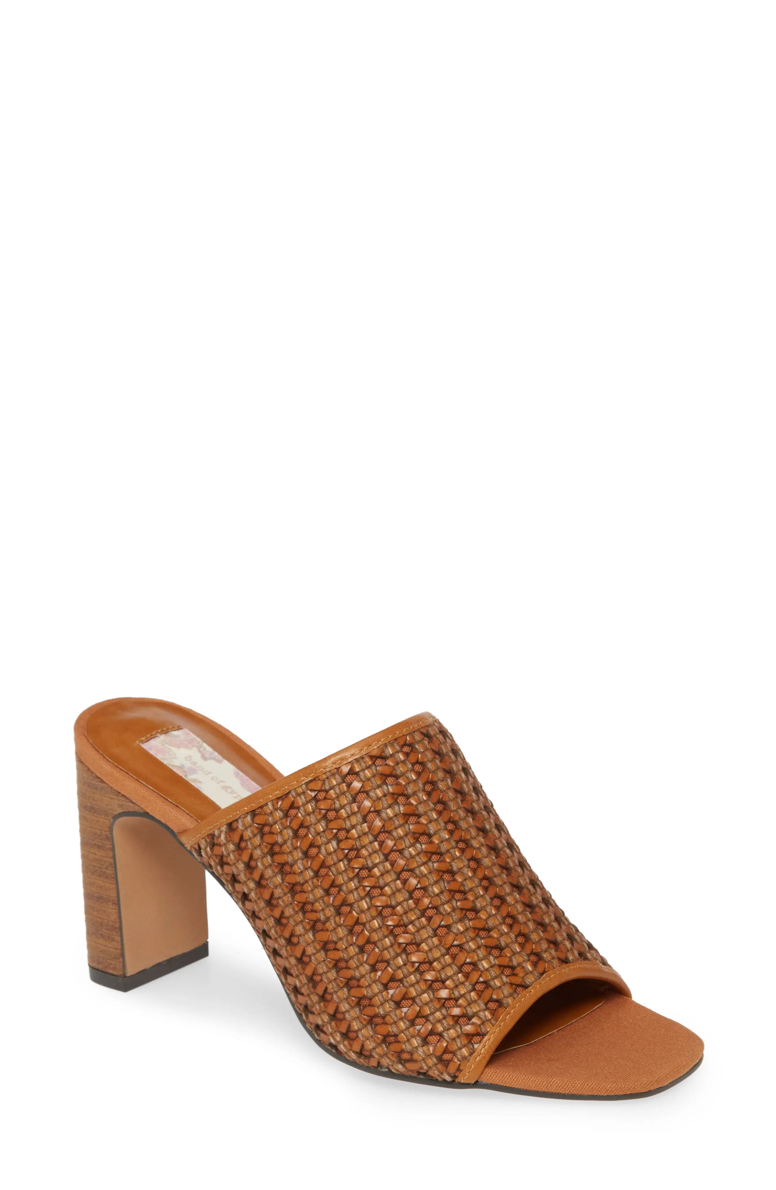 Women's Band Of Gypsies Hermosa Woven Slide Sandal, Size 9.5 M - Brown | Nordstrom