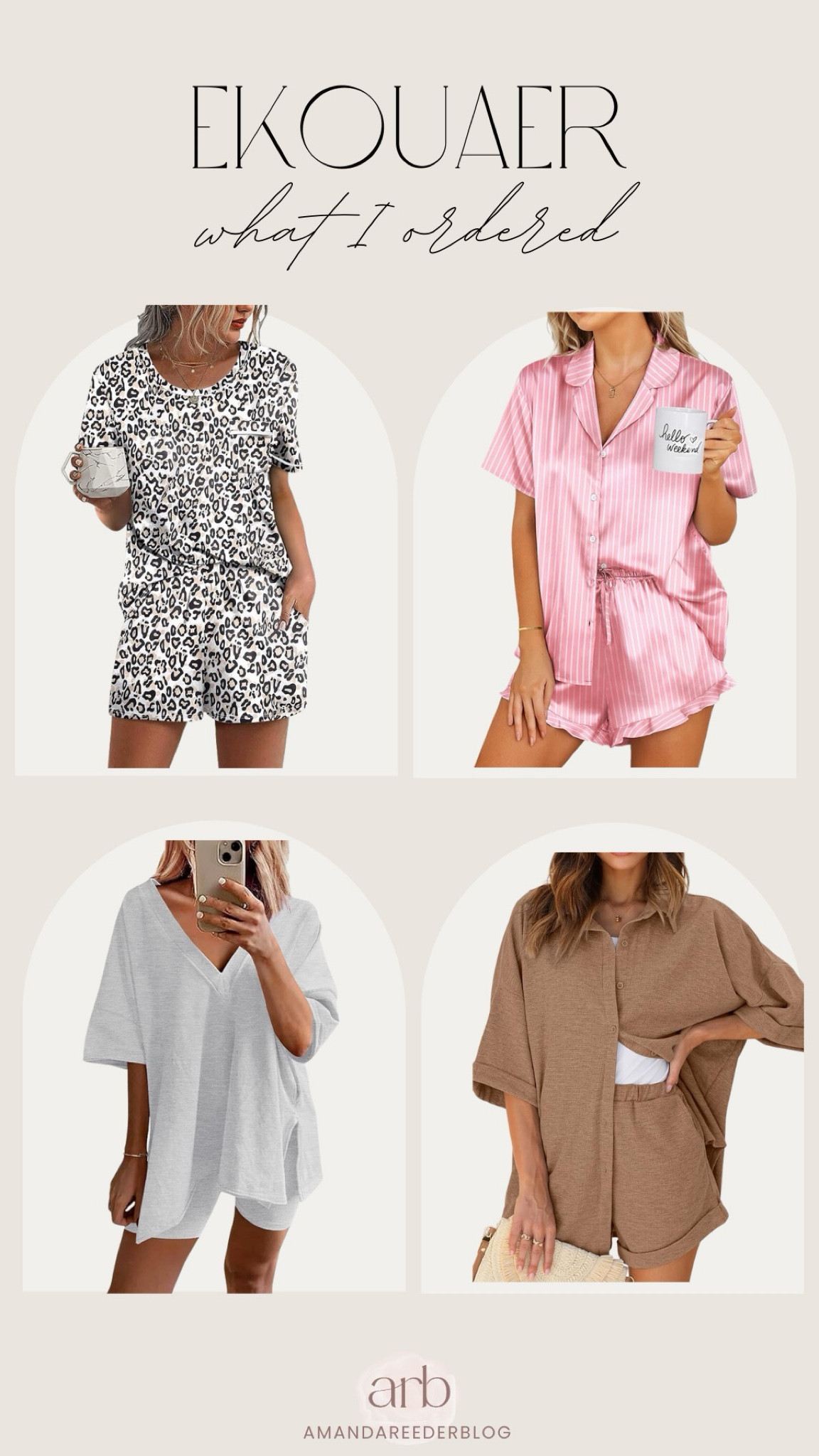 What I ordered from Ekouaer on Amazon!
-
-
Midsize outfit, matching set, matching pj set, pajama set, cute pajamas, silk pajamas, Amazon finds 

#LTKMidsize #LTKFindsUnder50 #LTKStyleTip