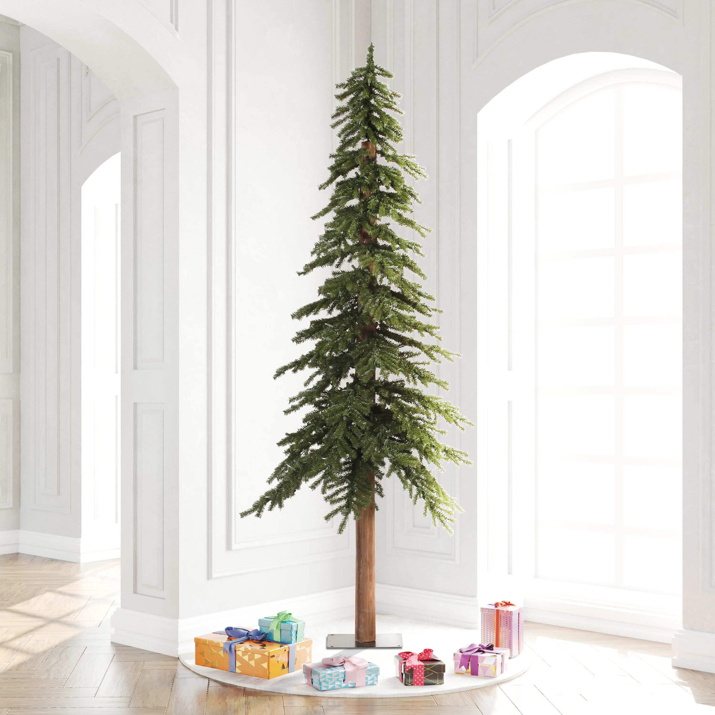 Mercury Row® Oatman Natural Alpine Artificial Christmas Tree & Reviews | Wayfair | Wayfair North America