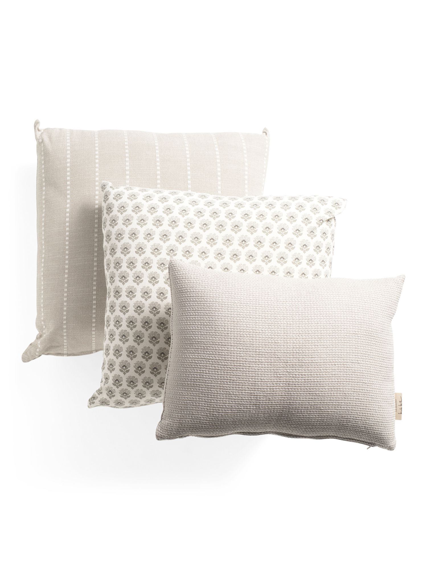 3pc Indoor Outdoor Coordinating Pillow Set | TJ Maxx