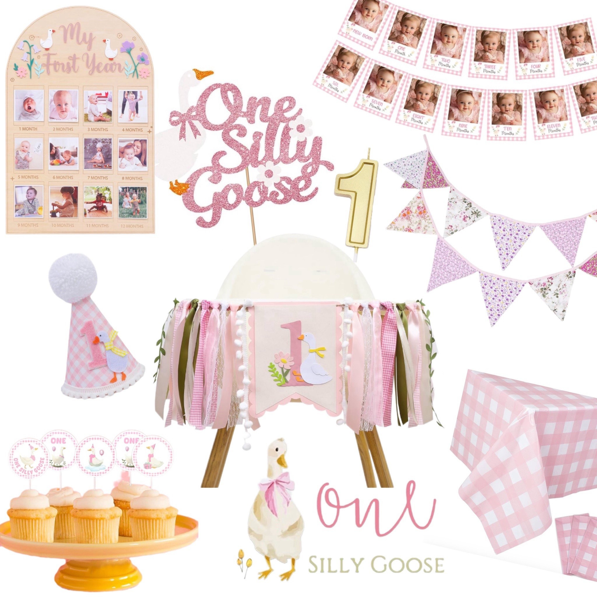 One silly goose baby first birthday party theme

#LTKBaby #LTKKids #LTKParties