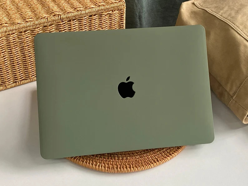 Moss Green MacBook Case Protect Cover for Macbook Pro 14 Case Macbook Air 13 Case Pro 13 Case, Pr... | Etsy (Global)