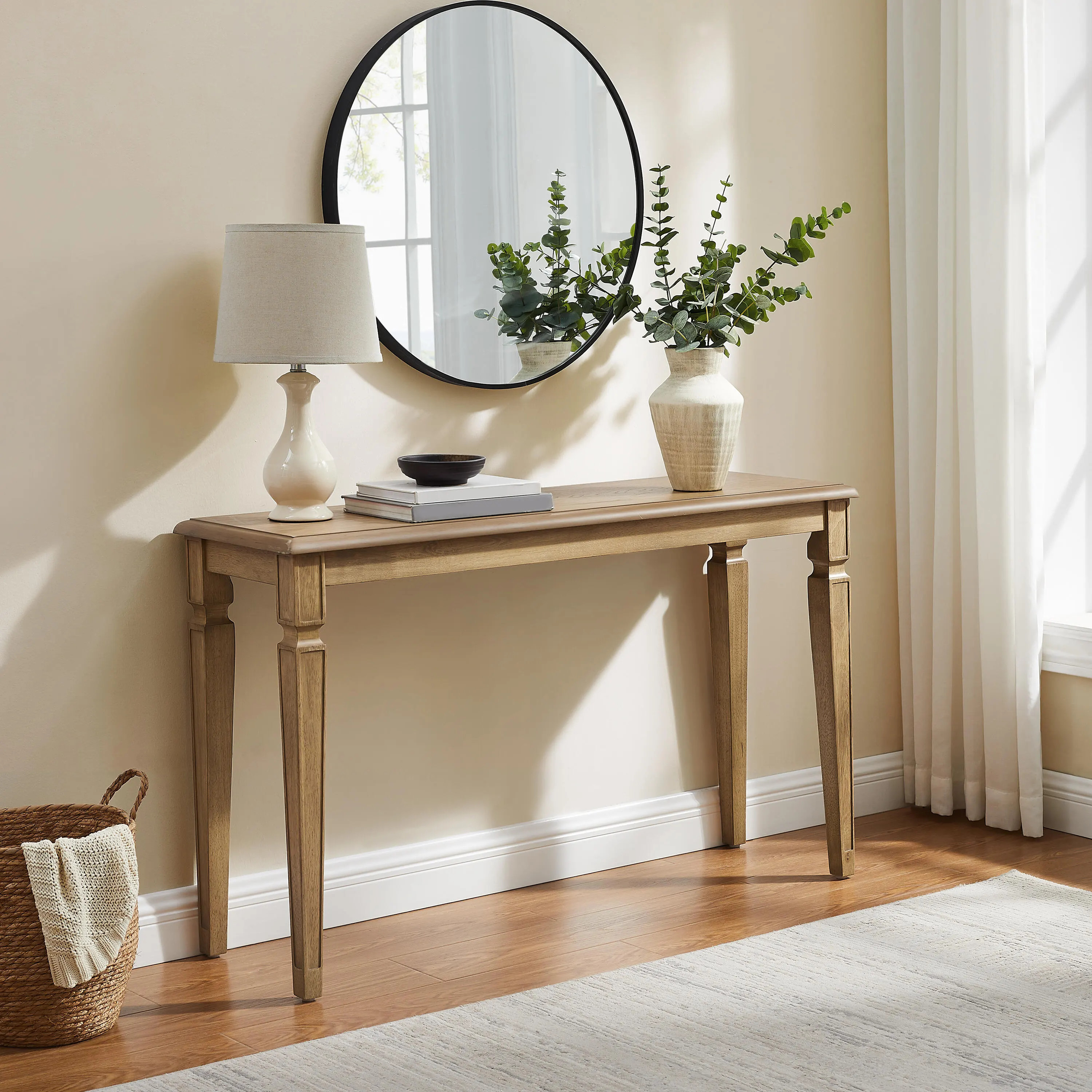 Crosley Furniture Katia Console Table, Driftwood | Ashley