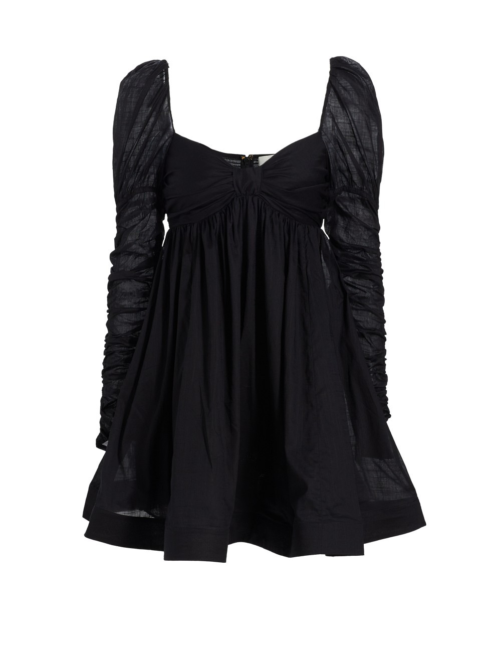 Women's Violet Gathered Minidress - Black - Size 6 - Black - Size 6 | Saks Fifth Avenue