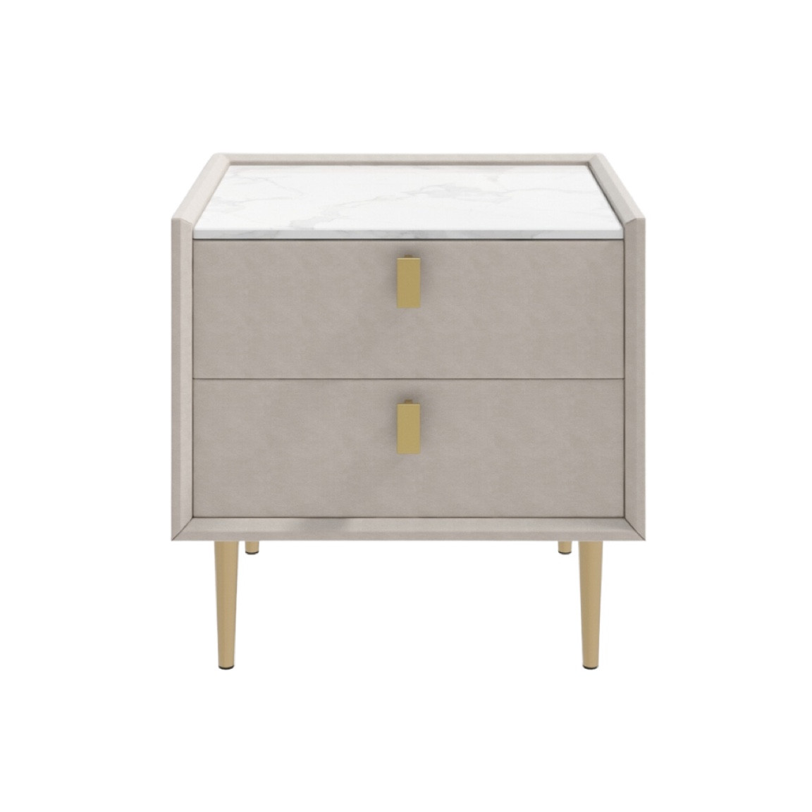 grey gold & marble nightstand!

#LTKhome