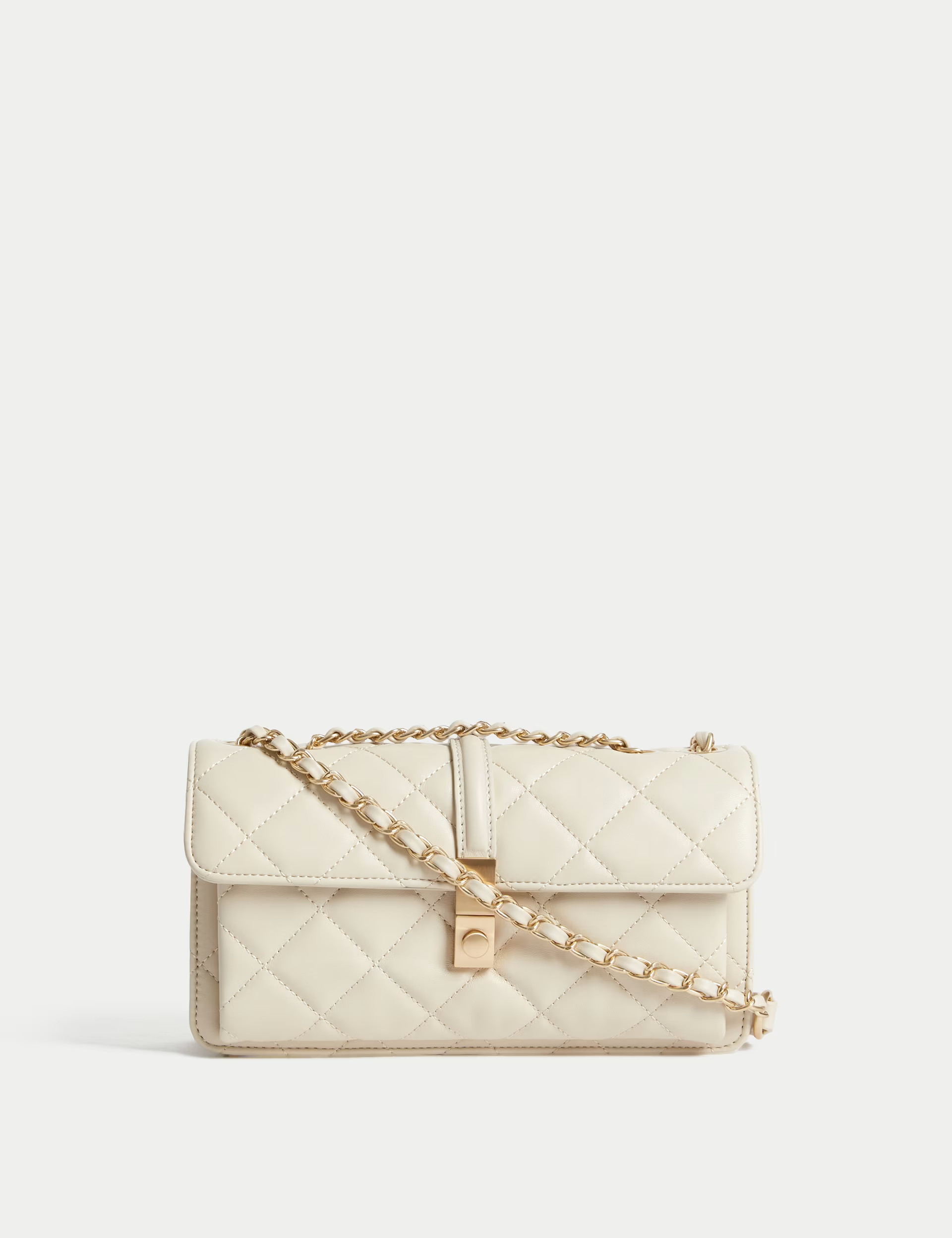 Quilted Chain Strap Cross Body Shoulder Bag | Marks & Spencer (UK)