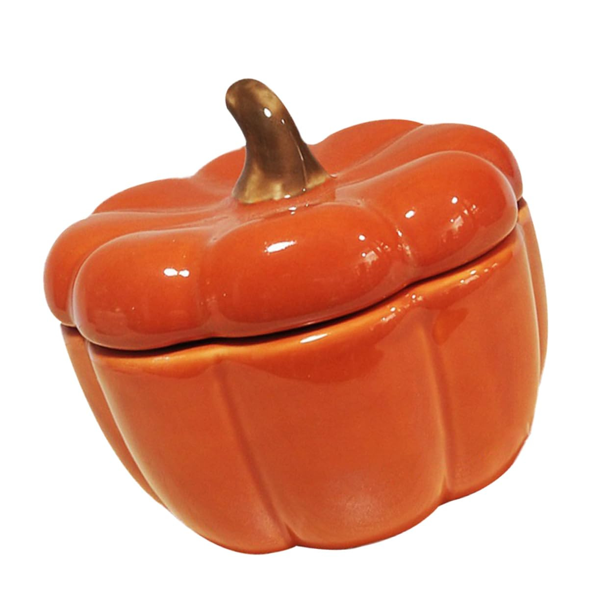 Garneck Ceramic Pumpkin Candle Holder Orange Decorative Halloween Unique Halloween Decor | Amazon (UK)