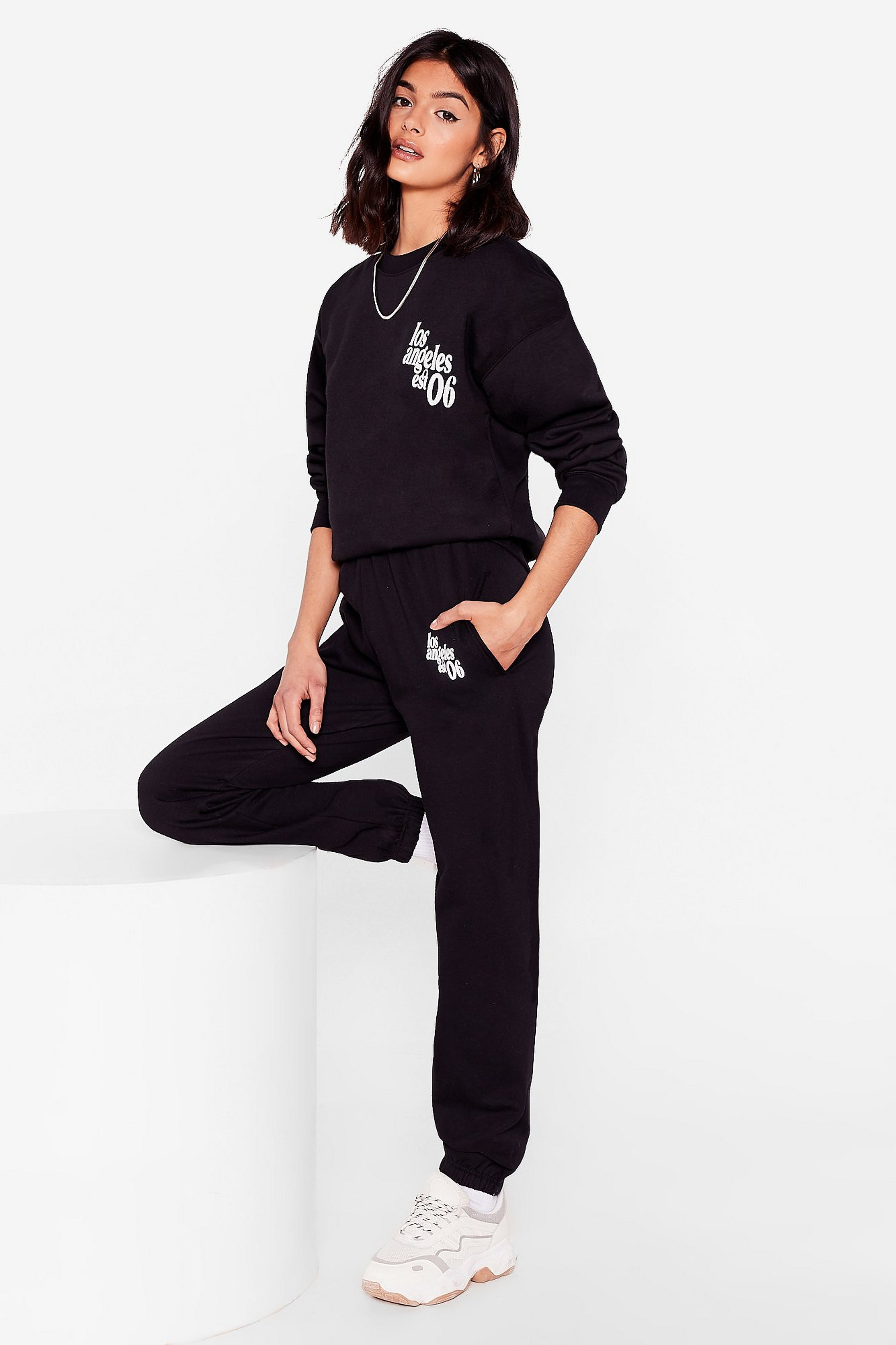 Welcome to California Oversized Graphic Joggers | NastyGal (UK, IE)