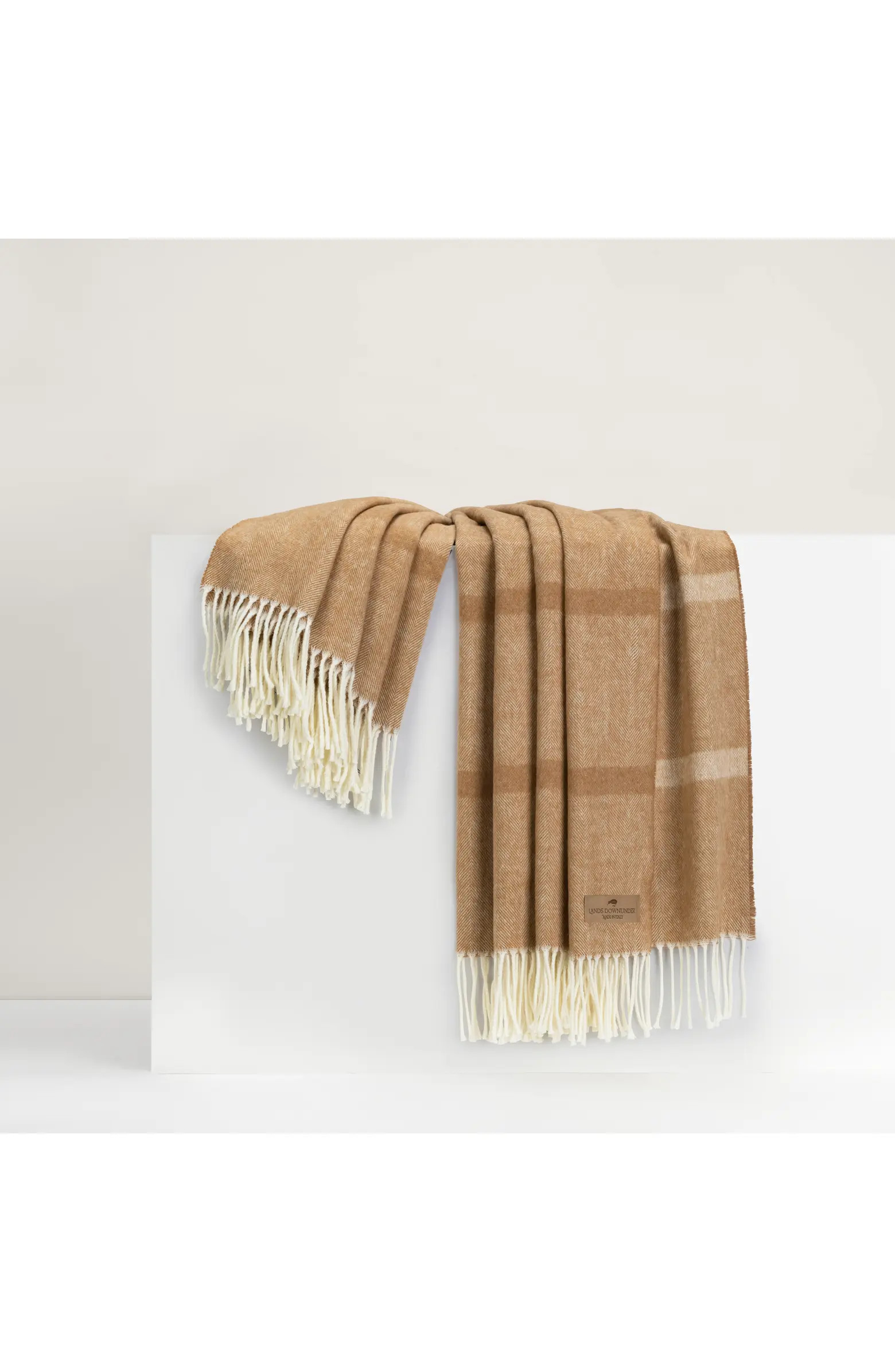 Lands Downunder Montauk Stripe Herringbone Throw | Nordstrom | Nordstrom