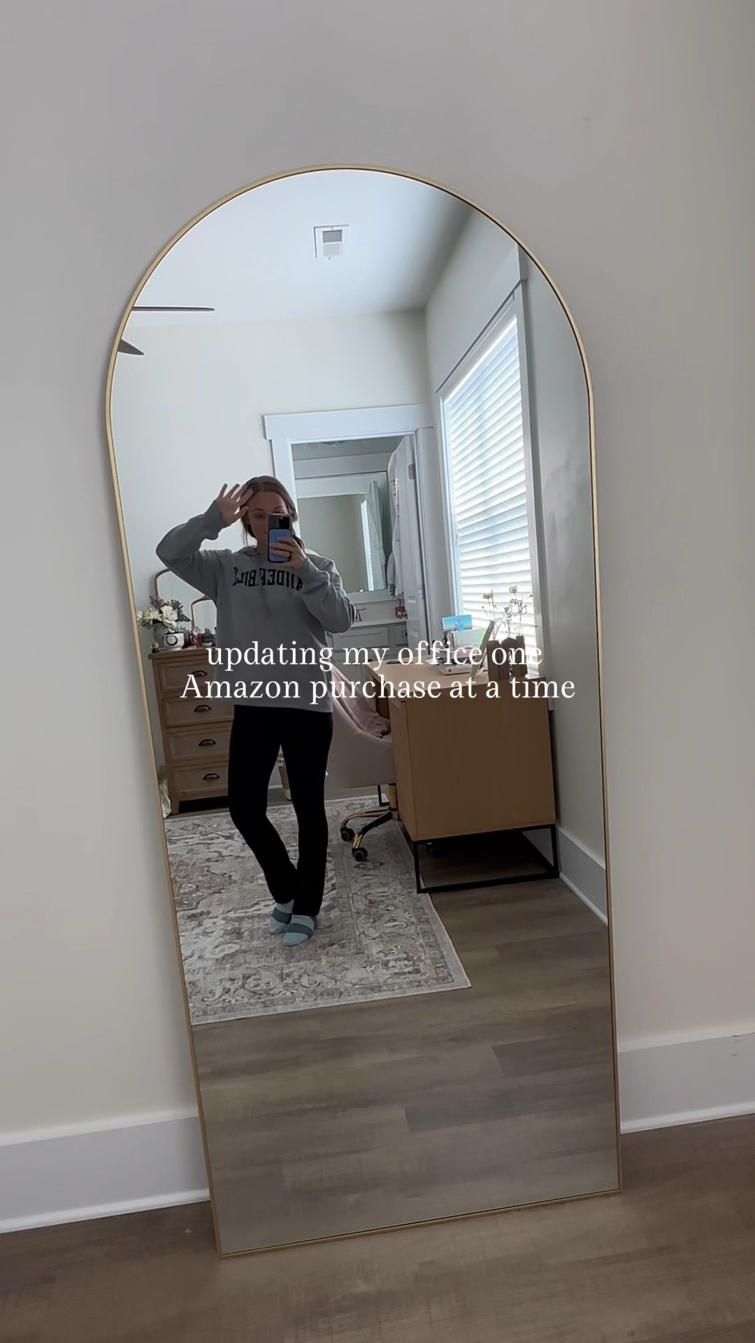 Amazon full length mirror find 🪞

#LTKstyletip #LTKhome #LTKVideo