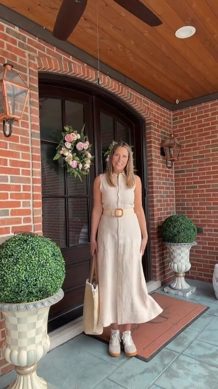 A simple linen dress that feels so easy to throw on and go. I added a tote and a belt to give it a little shape and make it feel more styled. It’s such a good piece to pack since you can wear it so many different ways.

#LTKgrwm #LTKdayinmylife #LTKootd