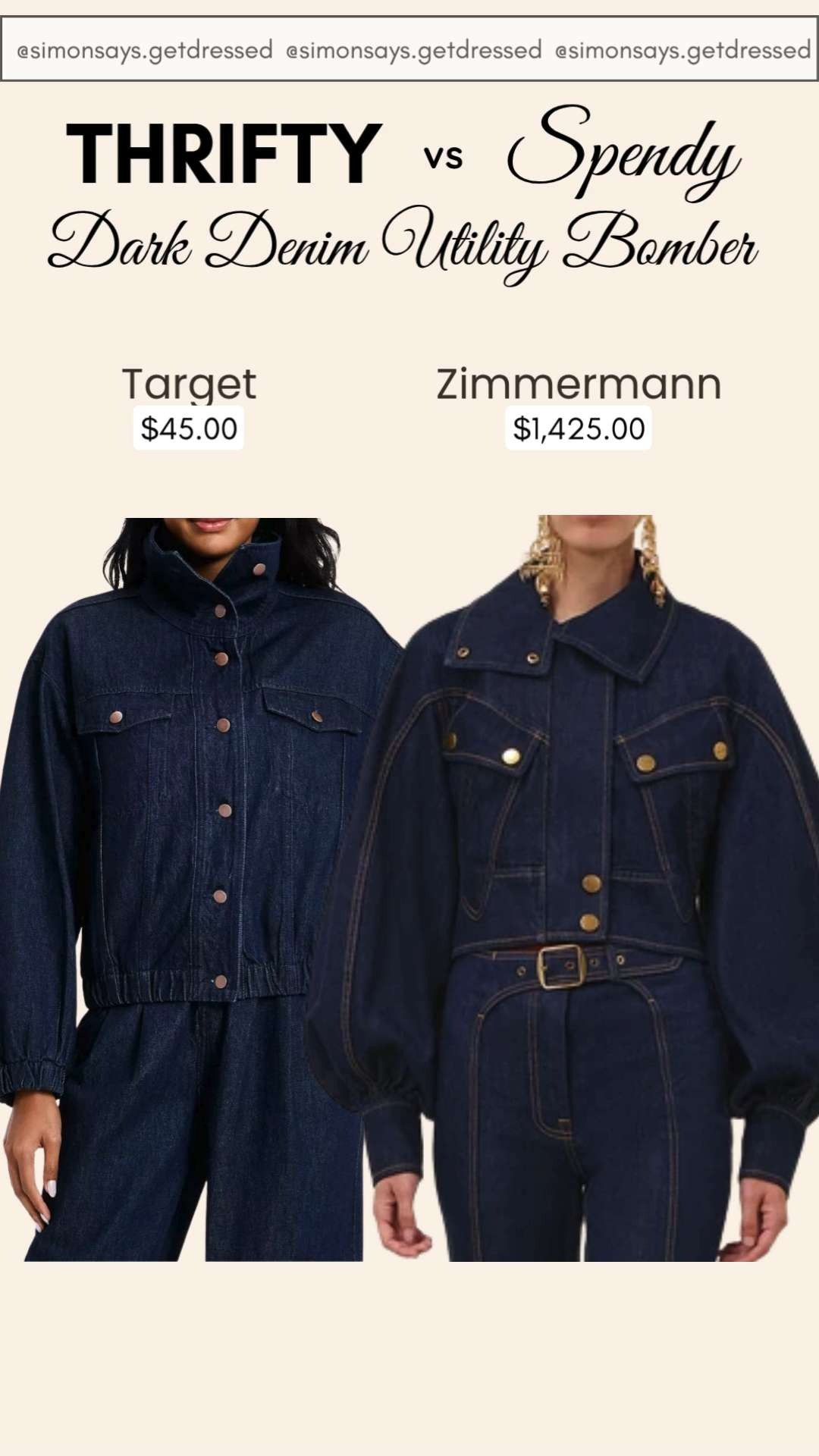 Thrifty or Spendy—what’s your denim vibe? 👖 From budget-friendly finds to investment-worthy staples, this dark denim utility piece does it all. Style it up, dress it down, and make it yours. 

Hit the bell in my LTK 🔔 (top right) so you get all the exclusives first!

#LTKBeauty#LTKWorkwear 

 