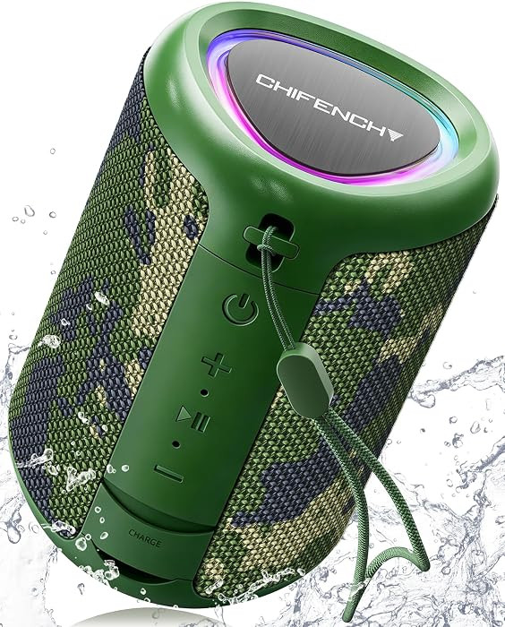 Portable Bluetooth Speaker Beach Essentials: Powerful Crystal Clear Sound/Dynamic Light/IPX5 Wate... | Amazon (US)