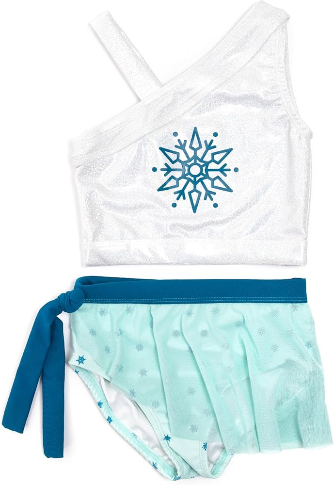Little Adventures Child Ice Princess Two-Piece Swimsuits UPF 50 Double-lined Machine Washable Sof... | Amazon (US)
