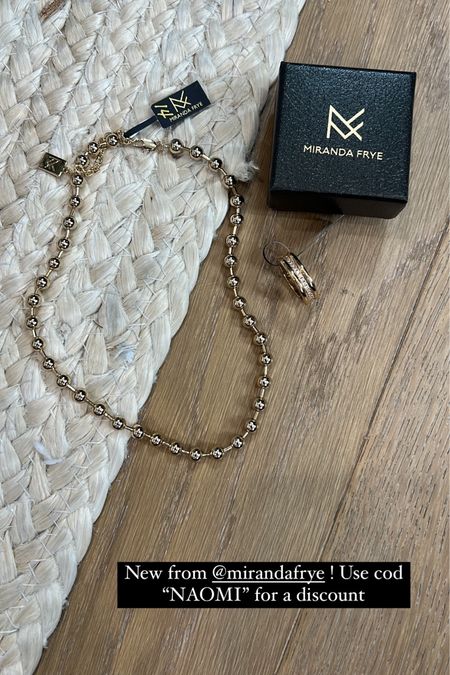 Loving these new arrivals from Miranda Frye. Great quality jewelry & use can use my code “NAOMI” for discount.

Jewelry, accessories, necklace, rings, gold jewelry.

#LTKfindsunder100 #LTKstyletip #LTKSeasonal