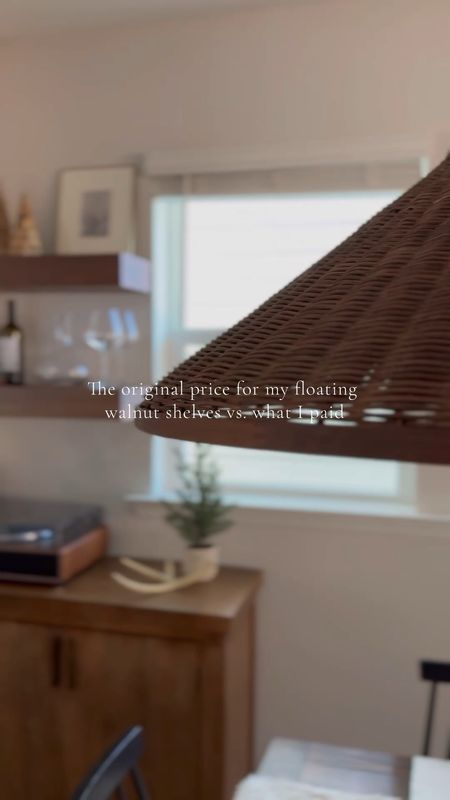 My floating walnut shelves are on clearance plus get an extra 20% off today with code EXTRA20! 

10”x24”x4"

Available in white oak too

#LTKhome #LTKsalealert