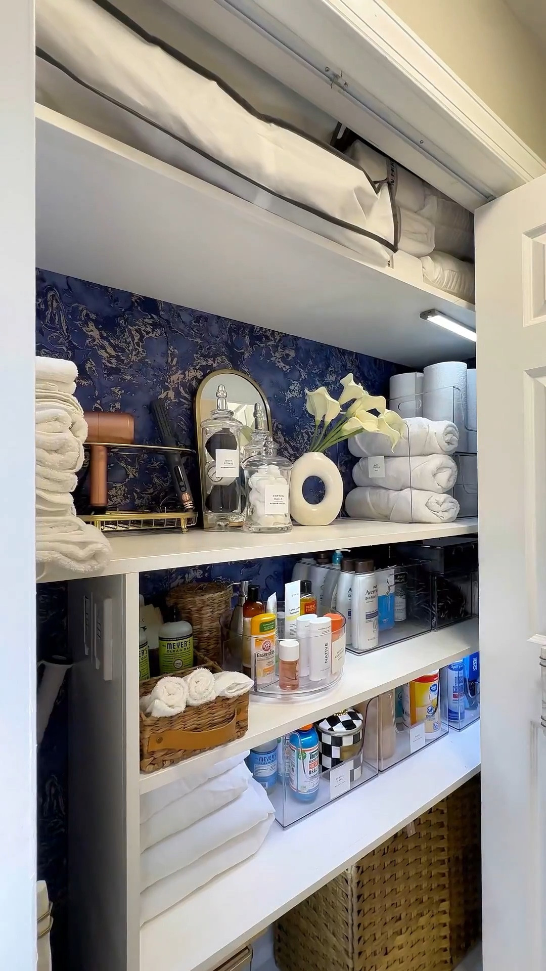 Linen closet storage solutions 👌🏾

#LTKHome #LTKSaleAlert