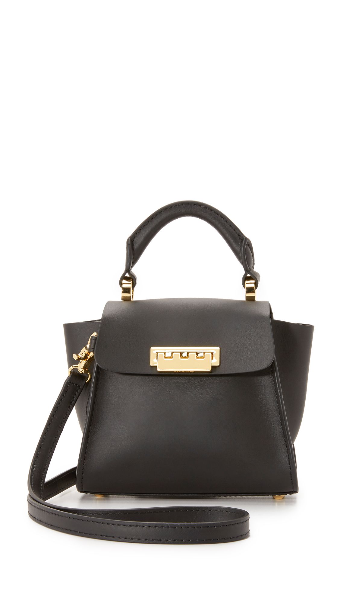 Zac Zac Posen Eartha Top Handle Mini Cross Body Bag - Black | Shopbop