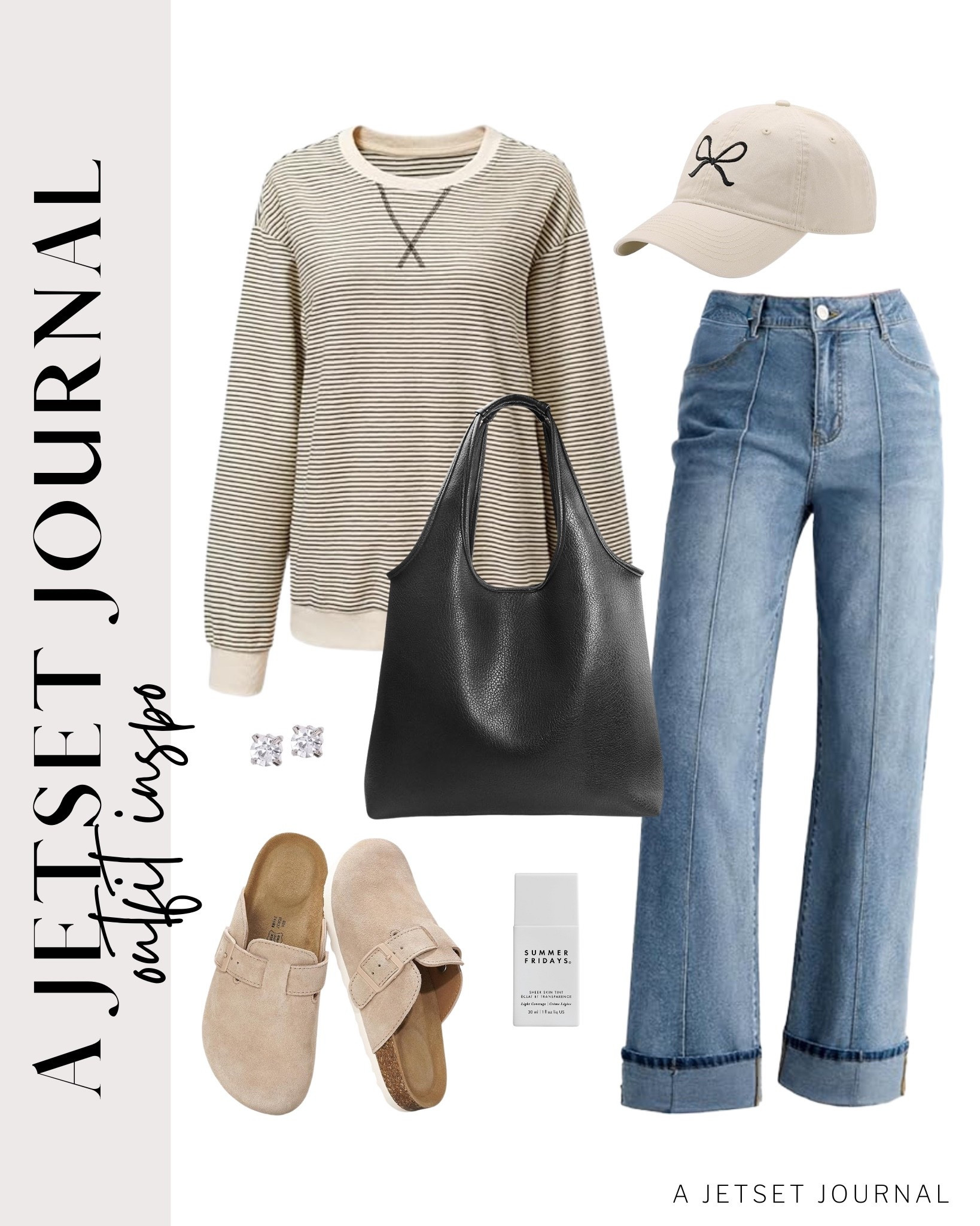 Cute look you’ll love with a striped crewneck and jeans! Perfect for everyday wear or casual days!
casual outfit idea, layering pieces, summer fridays skin tint, suede clogs, trendy look, viral products, casual outfit idea, how to style, ways to style, amazon fashion, affordable style, shoe inspo, fall outfit, fall style

#LTKSeasonal #LTKU #LTKFindsUnder50
