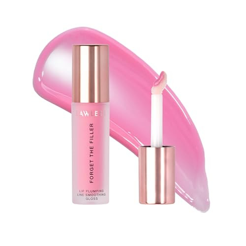 Lawless Forget the Filler Lip Plumping Line Smoothing Gloss - Daisy Pink - Premium Volumizing Lip Gloss with Natural Ingredients Designed to Plump, Firm, and Hydrate Lips 0.11 oz | Amazon (US)