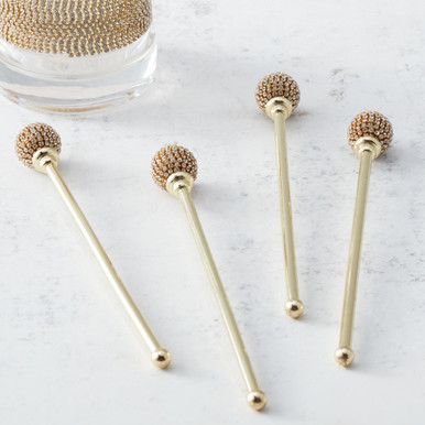 Home  Collections  The Victoria Collection  Victoria Stirrers - Set of 4 | Z Gallerie