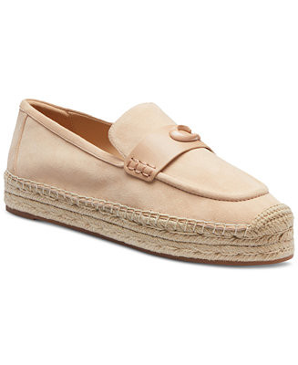 COACH Women's Camilla Logo Espadrille Flat Loafers - Macy's | Macy's
