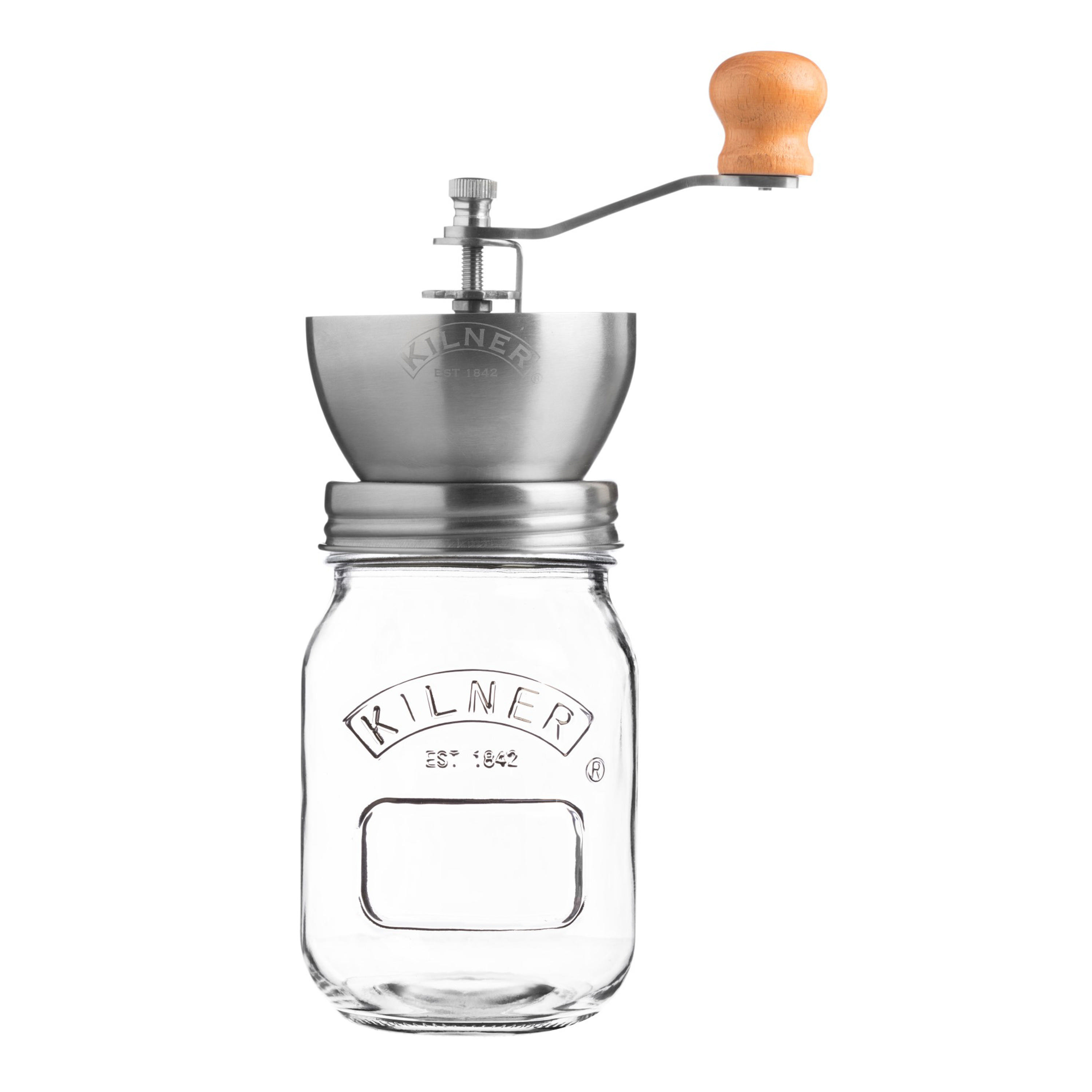 Kilner Stainless Steel Coffee Grinder and Glass Jar Set | World Market