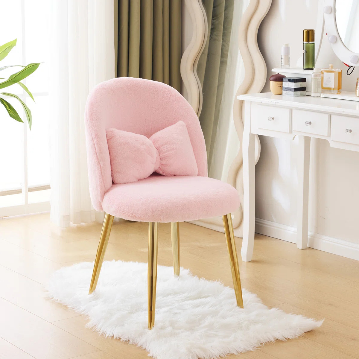 Winao 21.26'' W Make-Up Chair | Wayfair North America