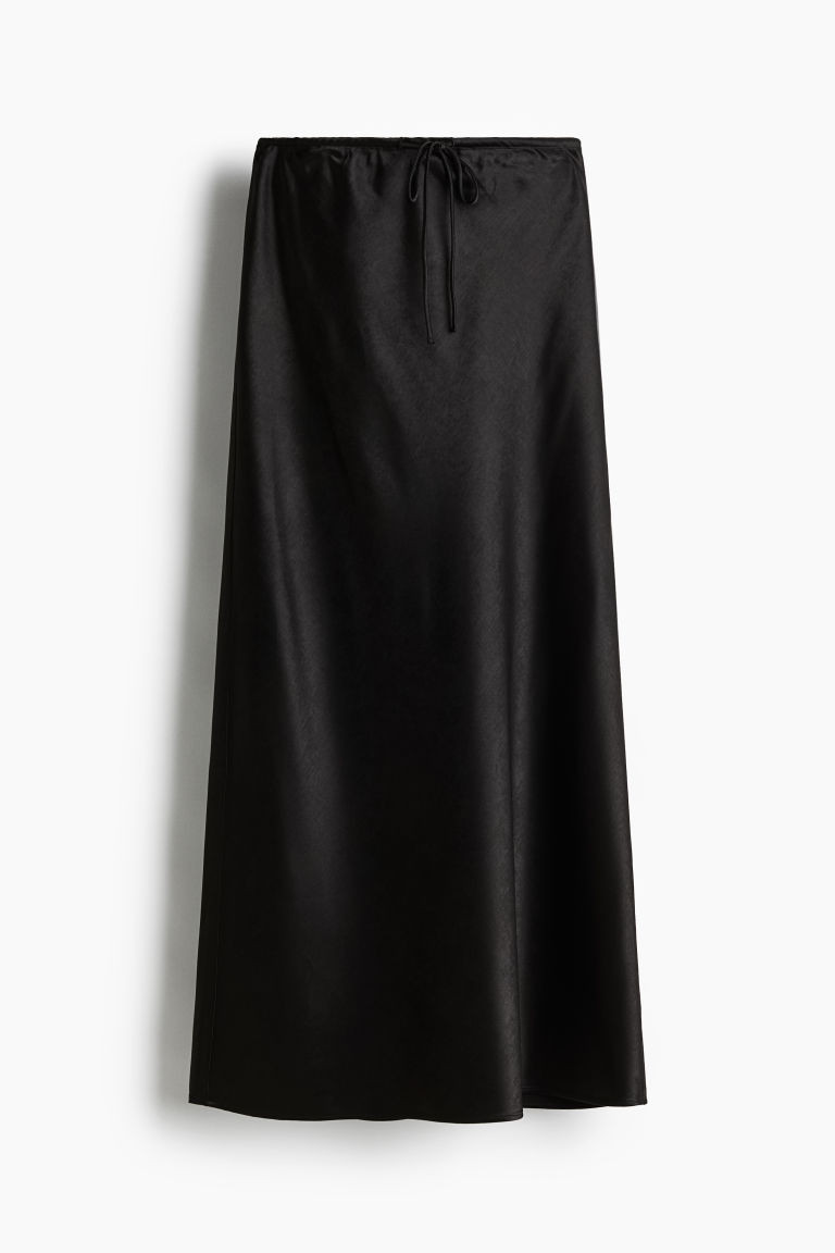 Satin Skirt with Drawstring | H&M (US + CA)