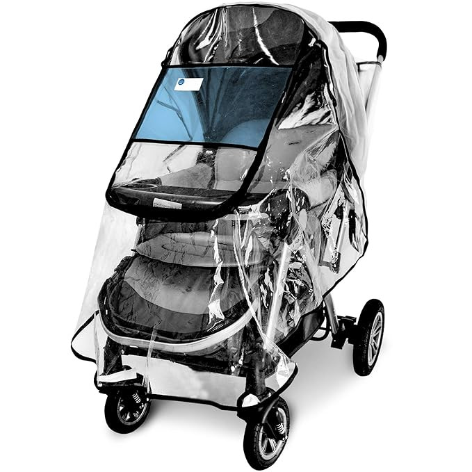 Stroller Rain Cover,Universal Stroller Accessory,Waterproof, Windproof Protection,Protect from Du... | Amazon (US)