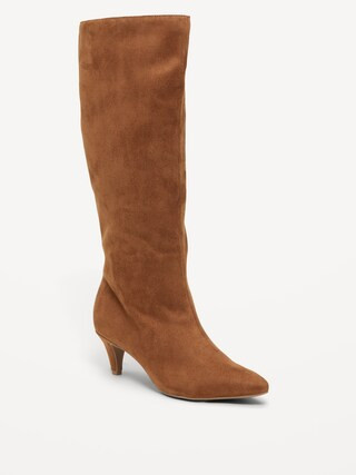 Tall Kitten Heel Boots for Women | Old Navy (US)
