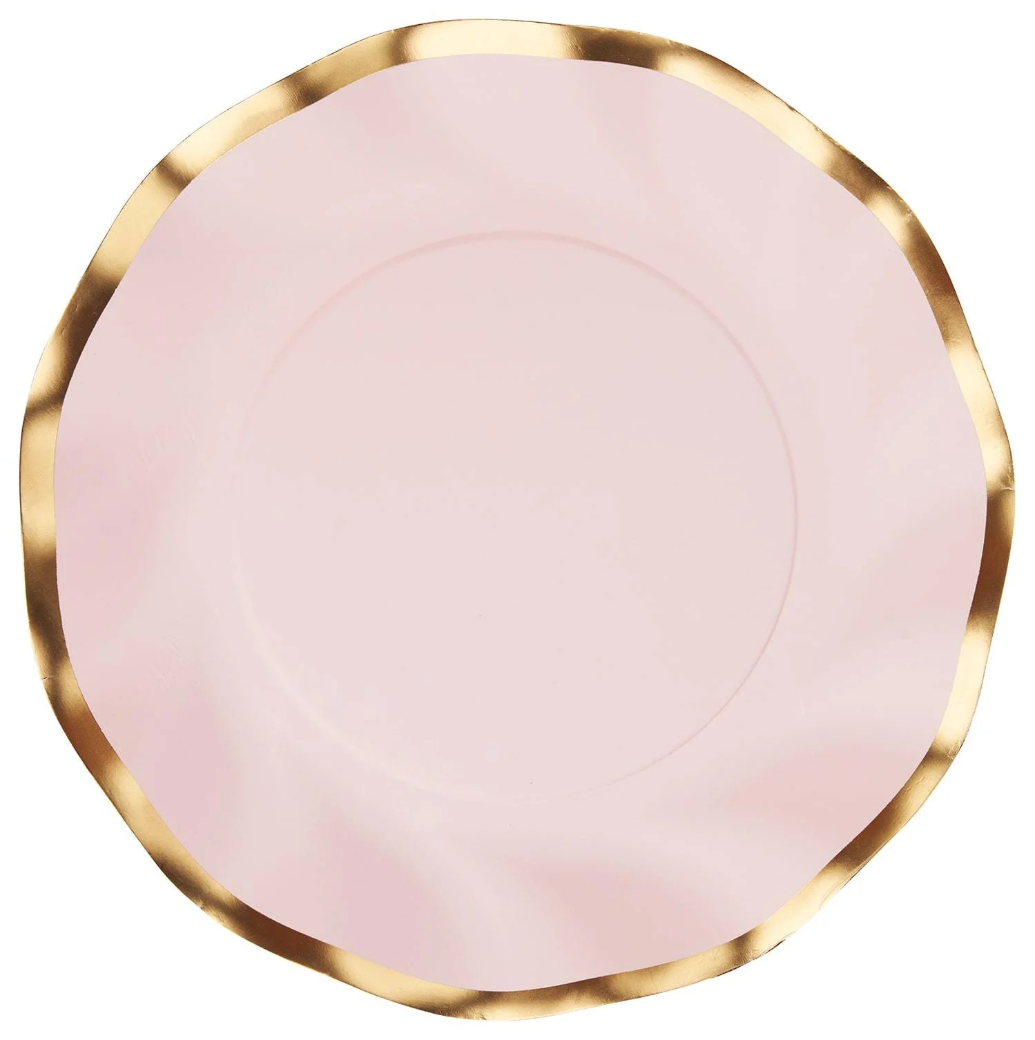 Wavy Salad Plate Everyday Blush/8ct | Sophistiplate