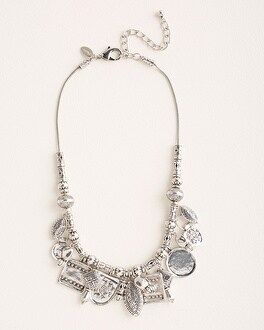 Silvertone Charm Necklace | Chico's