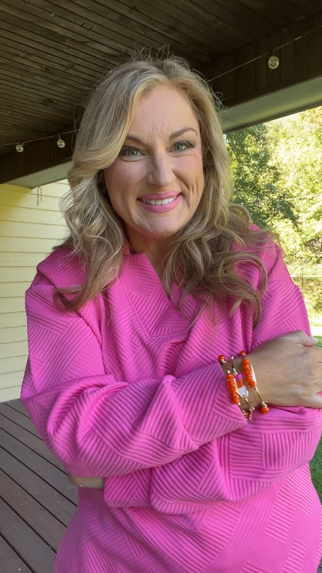 Two piece set makes dressing easy.  Easy outfit ideas 

#LTKMidsize #LTKOver40 #LTKStyleTip

Fall Jewejry 