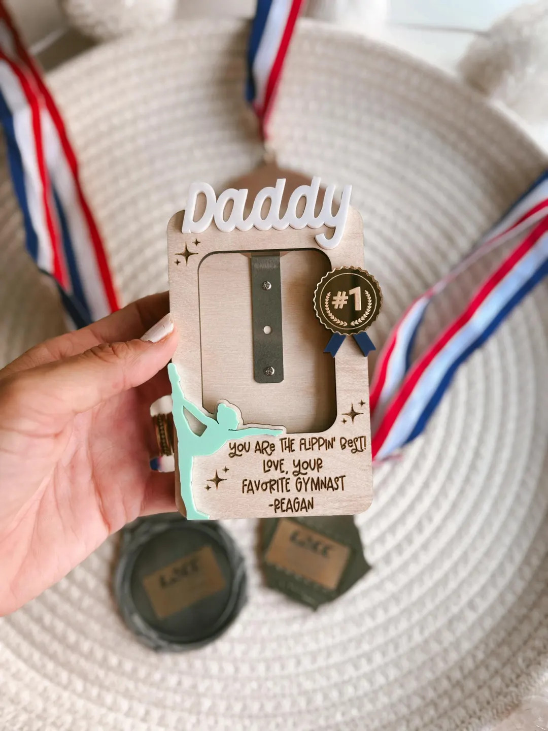 Gymnastics, Gymnastic Photo Fridge Frame, Photo Frame, Father’s Day Gift, Gift for Him, Visor C... | Etsy (US)