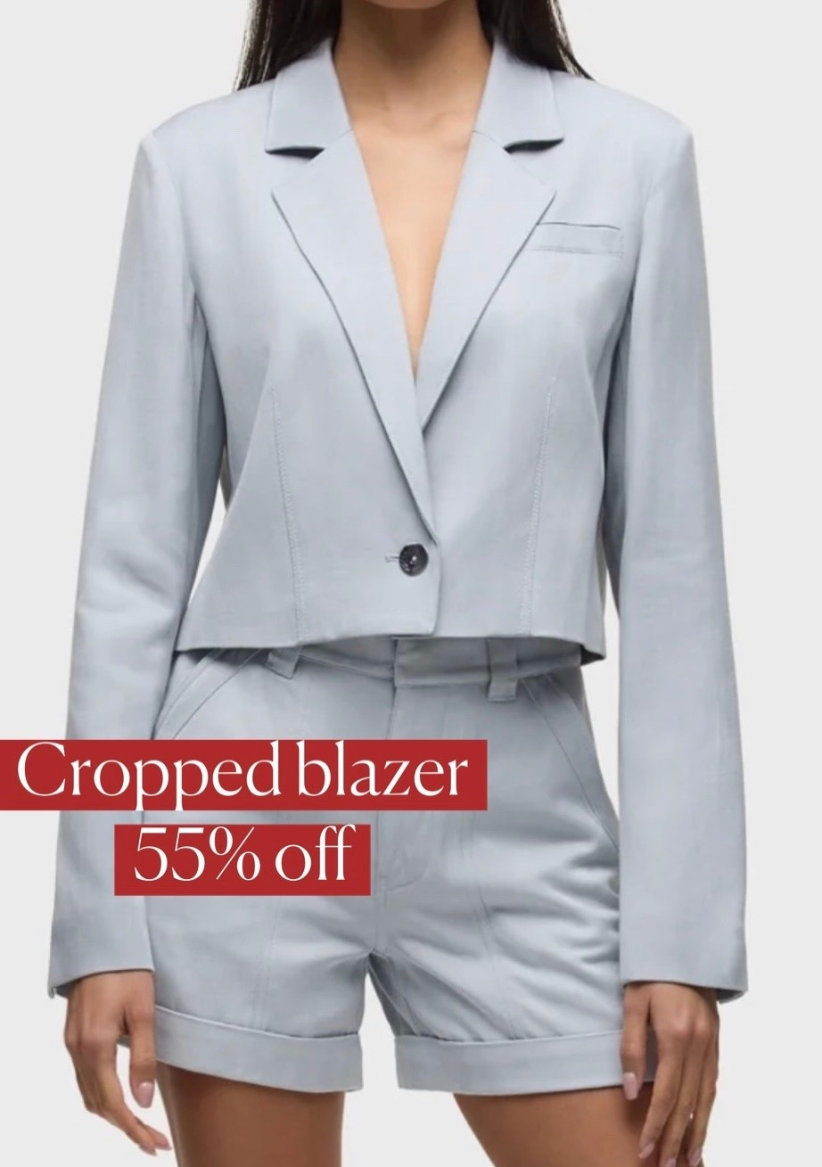 Cropped blazer
Blazer 

#LTKSeasonal