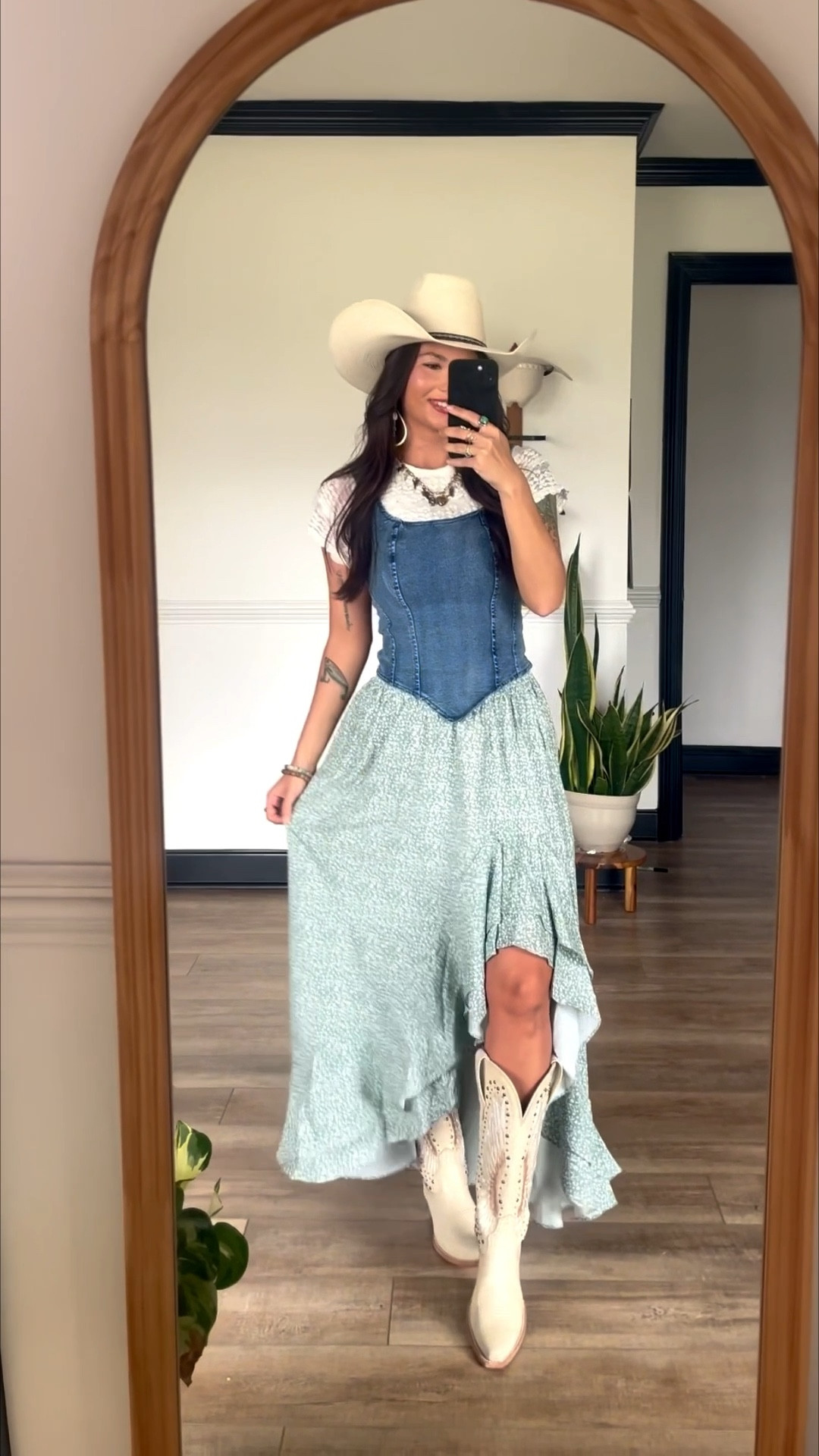 Still one of my all-time favorite looks! Skirt has pockets, so convenient 😜 wearing small white top, xs denim top, small skirt! 

#LTKootd #LTKSeasonal #LTKFestival