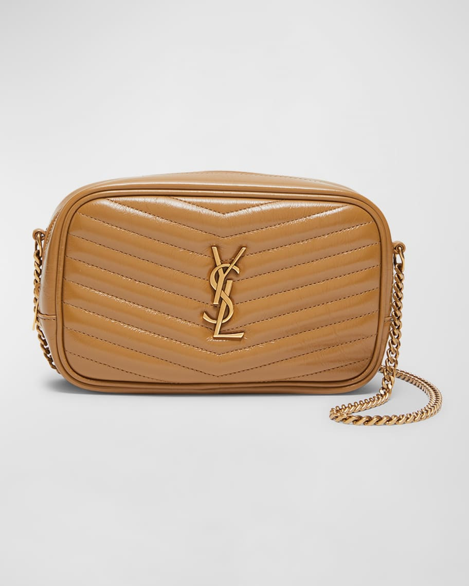 Saint Laurent Lou Mini YSL Camera Bag in Smooth Quilted Leather | Neiman Marcus