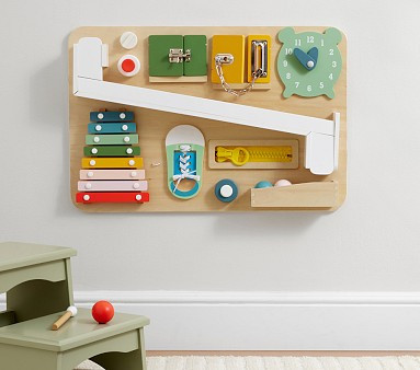 Wooden Busy Board | Pottery Barn Kids