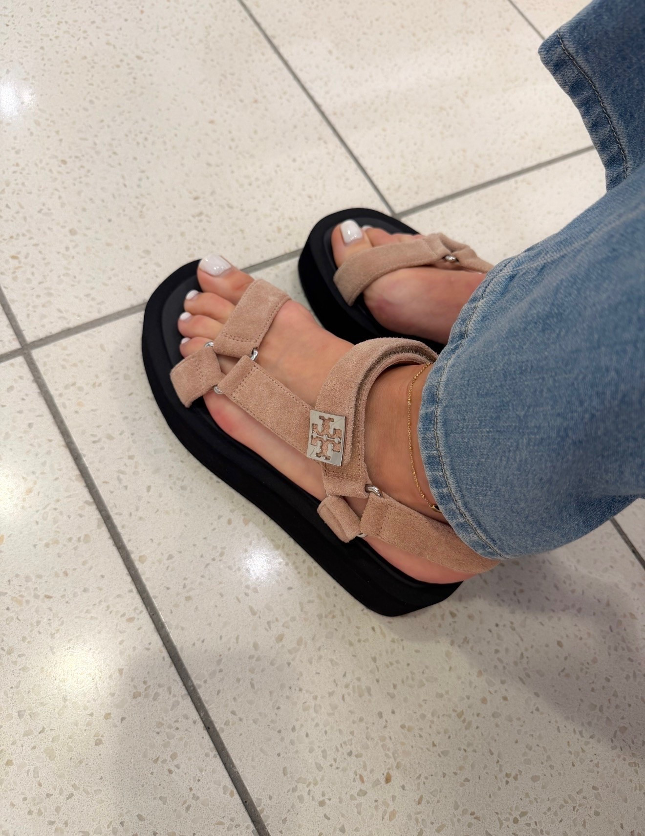 These sandals are my new go-to for summer. The soft straps and subtle platform make them easy to walk in while still looking chic, and they go with everything from jeans to dresses. Perfect for all-day comfort and effortless style.

summer sandals, neutral sandals, comfy summer shoes, platform sandals, versatile sandals, casual chic, warm weather style, everyday summer shoes, effortless style, annabrstyle

#LTKootd #LTKSeasonal #LTKOver40