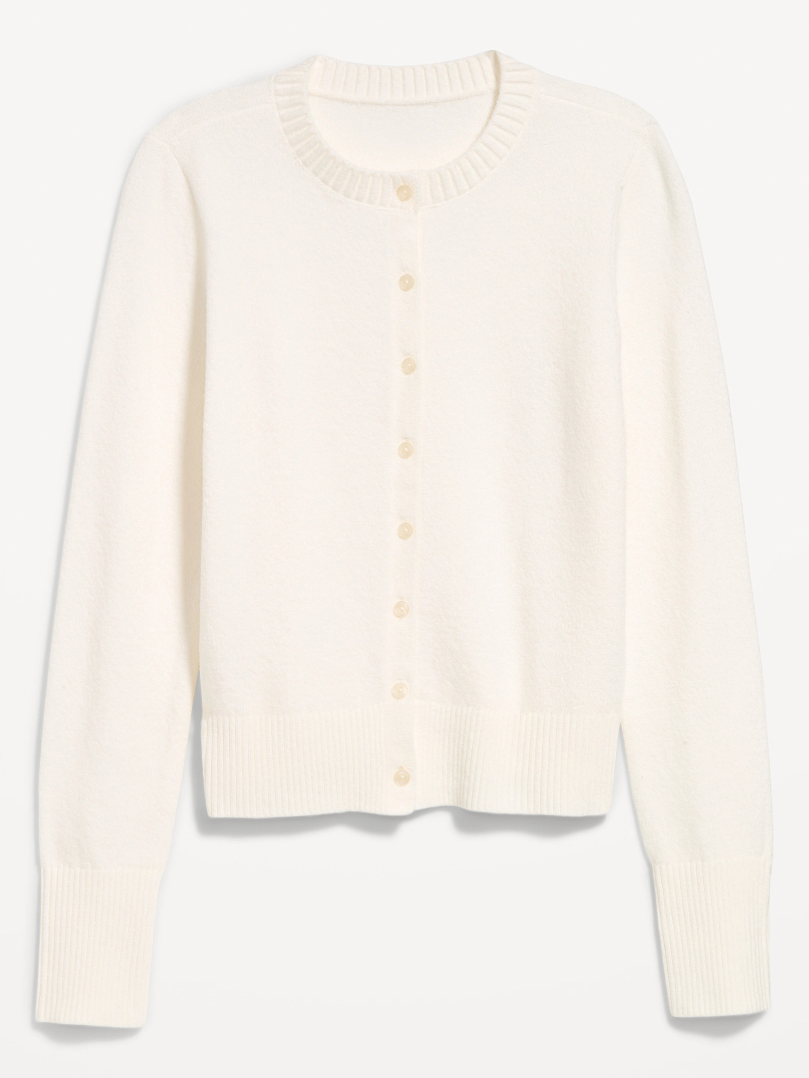 SoSoft Cropped Crew-Neck Cardigan | Old Navy (US)