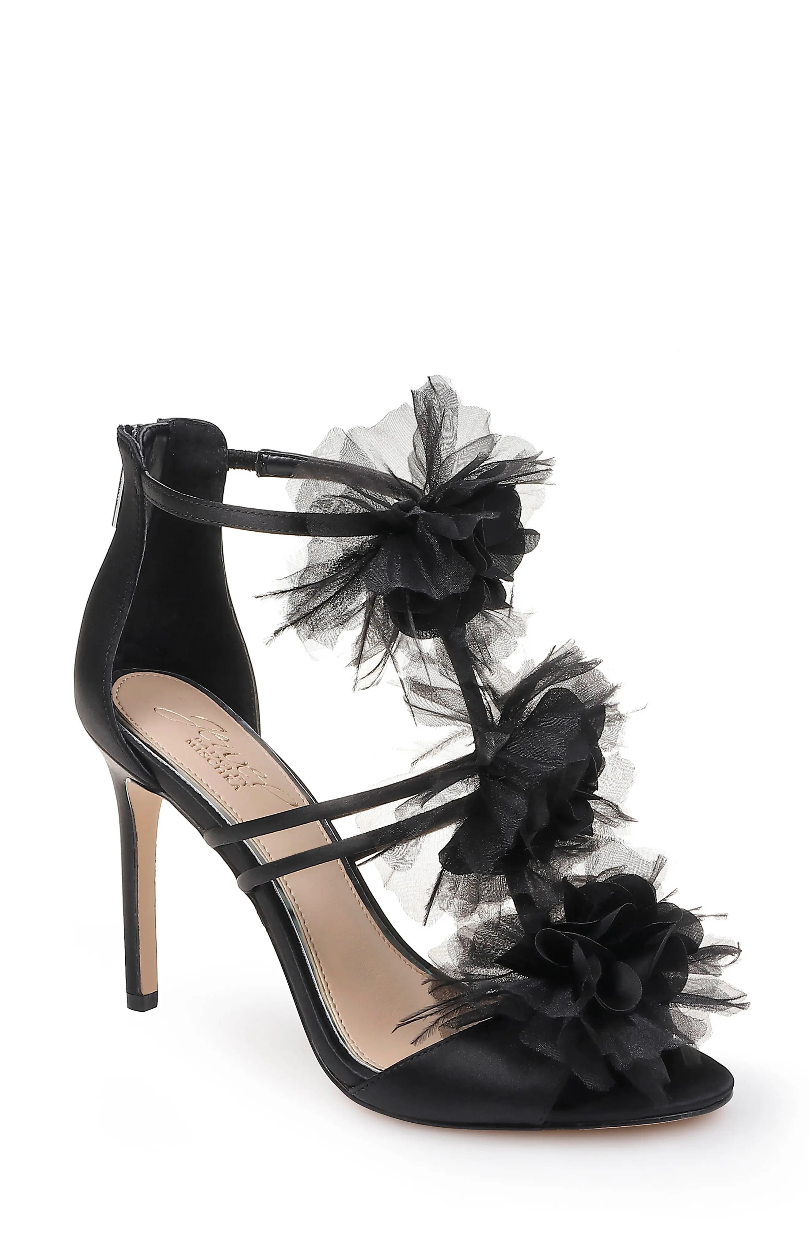 Jewel Badgley Mischka Dustine Appliqué Sandal (Women) | Nordstrom