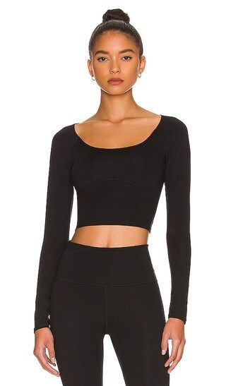 MoveWell Leo Long Sleeve Top in Black | Revolve Clothing (Global)