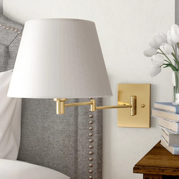 Towanda Steel Plug-in Swing Arm Sconce | Wayfair North America