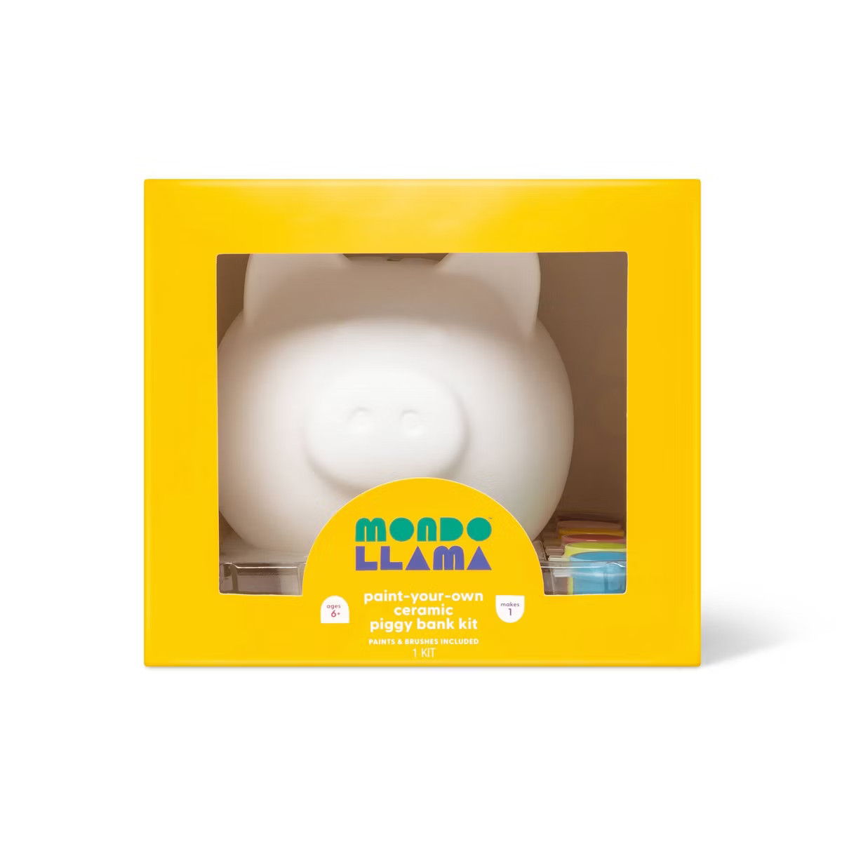 Paint-Your-Own Piggy Bank Craft Kit - Mondo Llama™ | Target