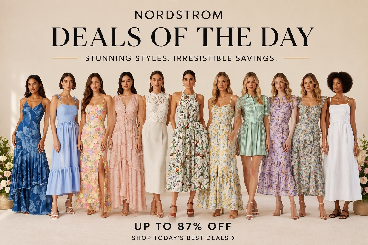 If you're looking for wedding guest dresses, vacation styles, brunch looks, or effortless summer outfits, these finds are too good to ignore. 🌸
From dreamy florals and feminine ruffles to chic linen silhouettes and elevated everyday dresses, these are the pieces currently sitting in my cart. And the discounts? Up to 87% off. 👏
✔️ Wedding Guest Ready
✔️ Vacation Approved
✔️ Brunch-to-Dinner Looks
✔️ Designer Favorites for Less
Tap to shop before sizes disappear. 💕
#LTKStyleTip #NordstromDeals #NordstromRackFinds #DesignerDeals #SpringStyle #SummerStyle #WeddingGuestDress #VacationOutfits #DressObsessed #LTKFashion #LTKSaleAlert #AffordableLuxury #StyleInspo #FashionFinds #DailyDeals #NordstromStyle #DressSeason #ShopTheLook #FashionDeals #OOTD

Nordstrom deals of the day, Nordstrom Rack dresses, designer dress sale, wedding guest dresses, floral midi dress, floral maxi dress, summer dresses, vacation outfits, resort wear, brunch outfit ideas, feminine fashion, ASTR the Label dress sale, Cinq à Sept dress sale, Maje dress sale, Diane von Furstenberg dress sale, designer markdowns, affordable luxury fashion, elegant dresses, garden party dresses, spring fashion trends, summer fashion trends, Nordstrom sale finds, luxury fashion for less, occasion dresses, chic dresses under $100, best Nordstrom Rack finds, LTK fashion creator, trending dresses 2026, designer deals today, romantic floral dresses, elevated everyday style.

#LTKSaleAlert