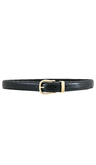 Louise Belt in Black & Shiny Brass | Revolve Clothing (Global)