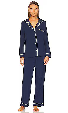 eberjey Gisele Long Pj Set in Navy from Revolve.com | Revolve Clothing (Global)