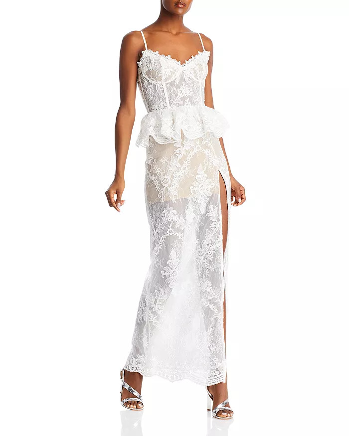 Ophilia Lace Corset Maxi Dress | Bloomingdale's (US)