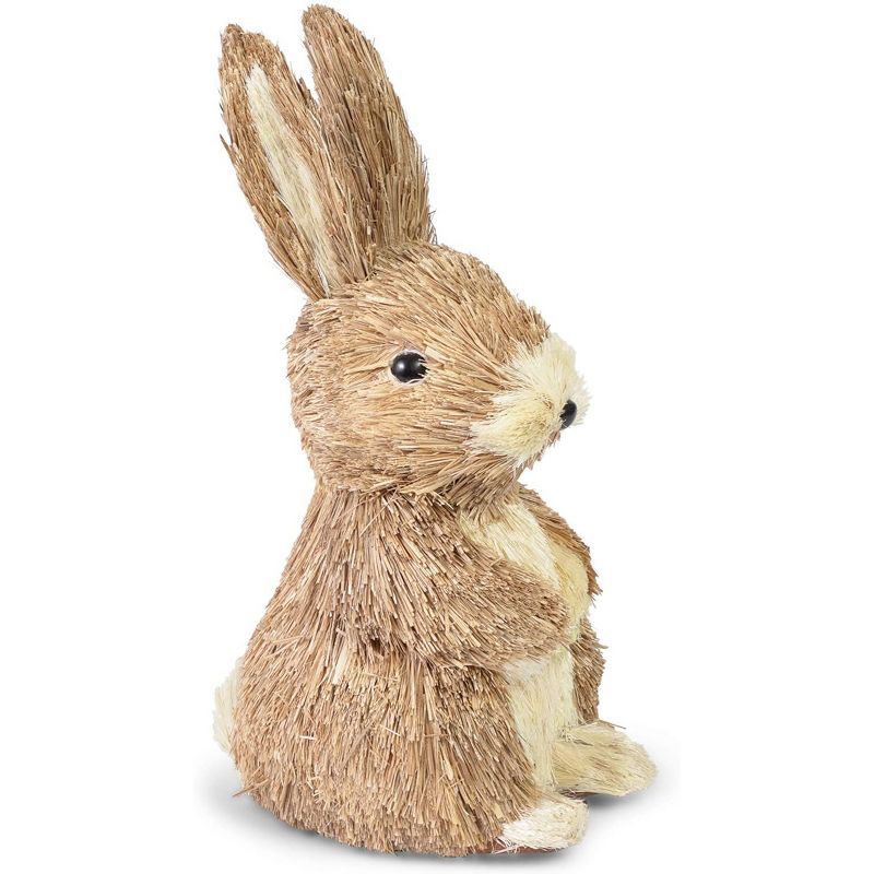 Juvale Jute Easter Bunny Figurine and Spring Home Table Top Decoration, Rustic Farmhouse Décor, ... | Target